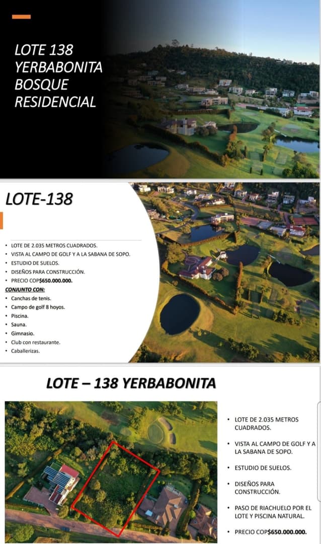 Lote rural en Sopó